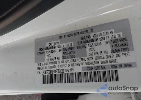 2023 Mazda Cx-5 2.5 S Premium from USA, damaged, VIN JM3KFBDM1P0225139